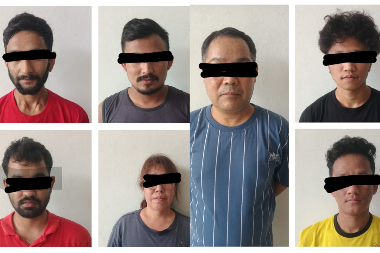 Premis edar daging babi diserbu, 6 warga Nepal ditahan