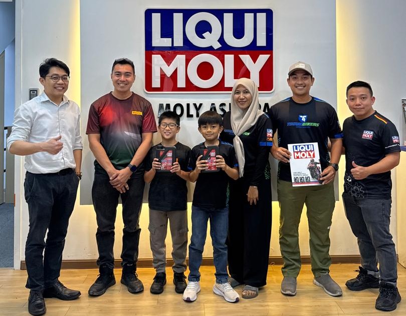 Dua pelumba cilik dapat tajaan penuh Liqui Moly