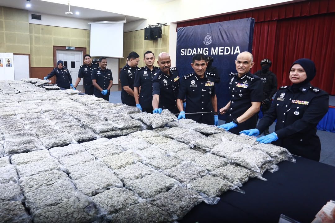 7 keldai dadah dicekup seminggu, rampas RM19.8 juta bunga ganja