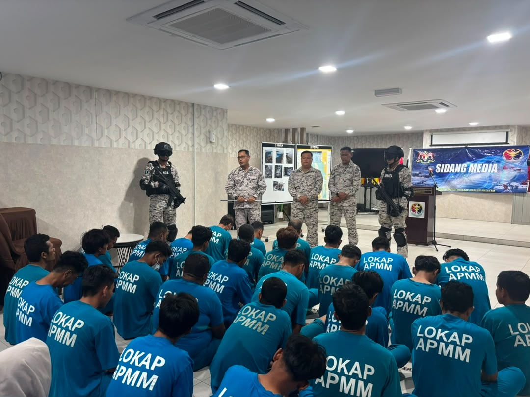 Penyeludup rempuh bot APMM, 41 PATI Indonesia ditahan