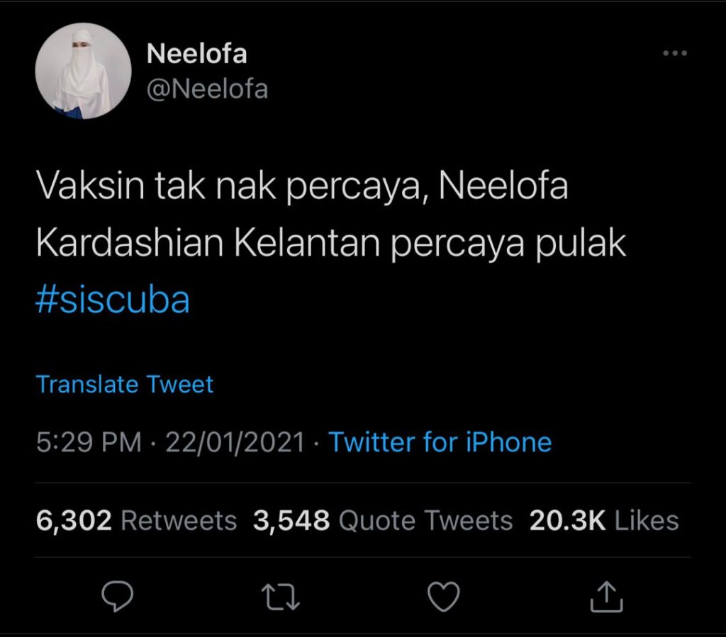 Vaksin taknak percaya, Neelofa Kardashian Kelantan percaya pula – Neelofa Vaksin taknak percaya, Neelofa Kardashian Kelantan percaya pula – Neelofa