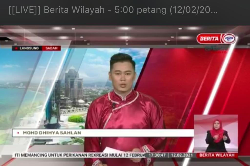 Pembaca berita tv3 lelaki