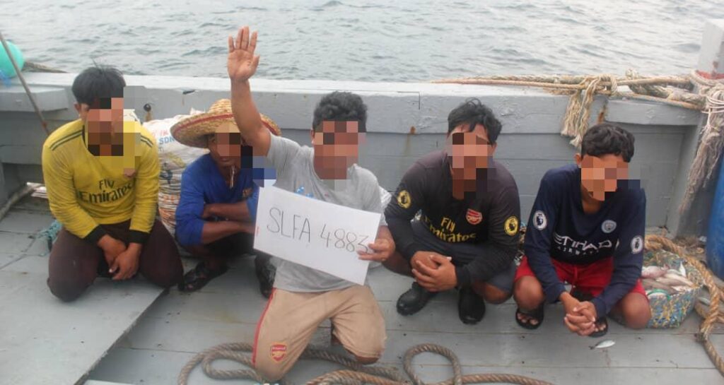 Lima PATI tangkap ikan di zon larangan dicekup Lima PATI tangkap ikan di zon larangan dicekup