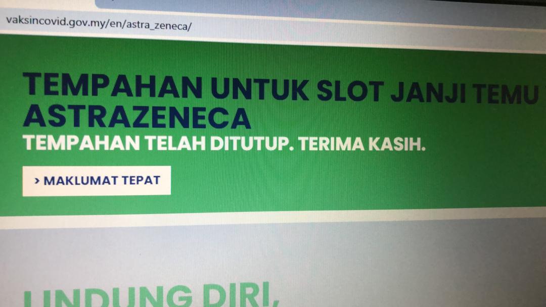 Macam mana nak daftar vaksin astrazeneca