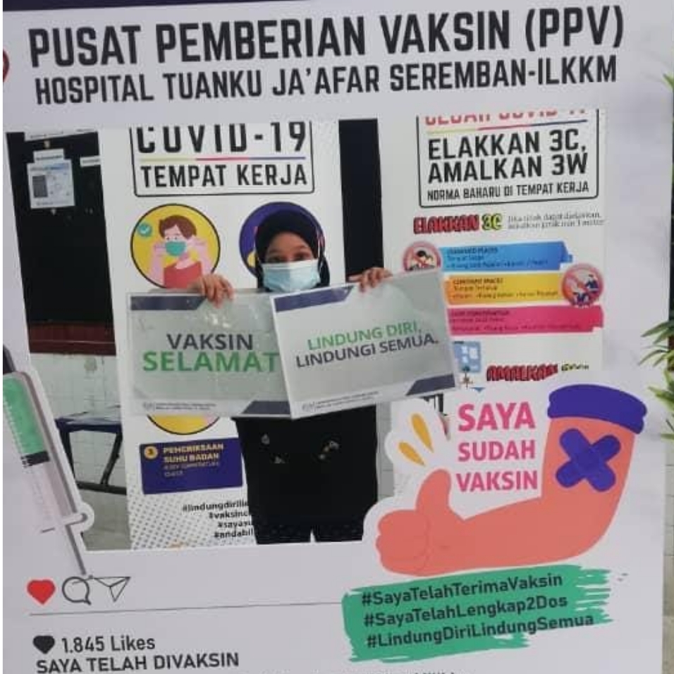 Kanak pusat vaksin kanak UPDATE COVID19