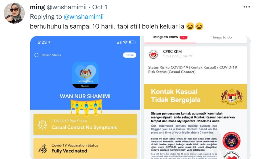 Buka mysejahtera tak boleh Lupa Password