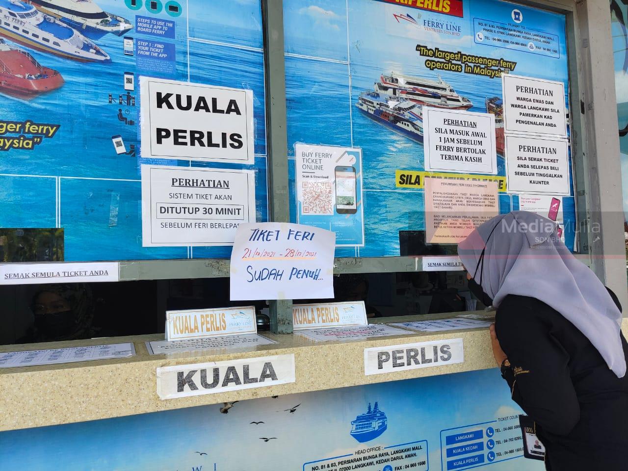 Jadual feri kuala perlis 2021