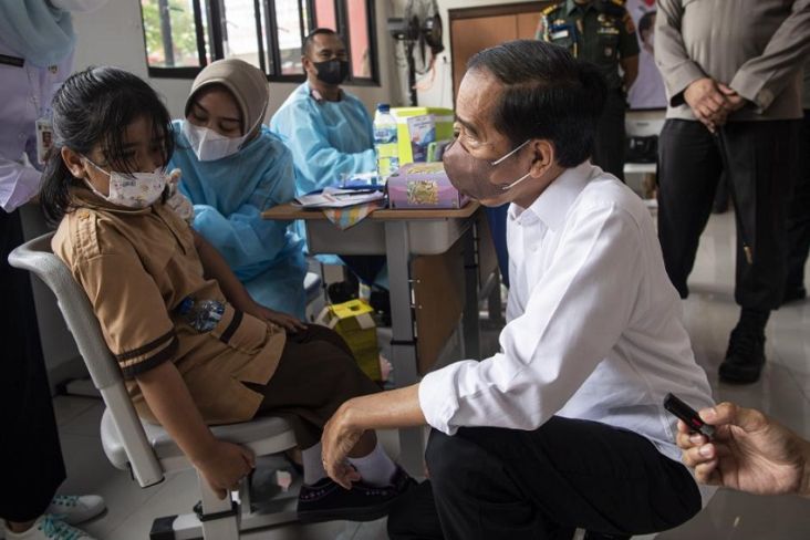 Jokowi lega vaksinasi kanak-kanak 6 hingga 11 tahun capai 1 juta dos