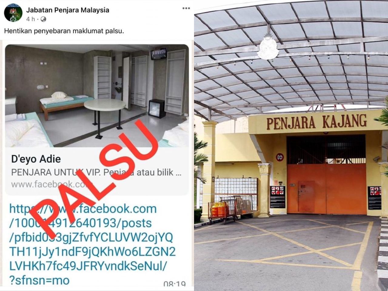 Jabatan penjara nafi Najib diberi layanan VIP di Kajang - Kosmo Digital