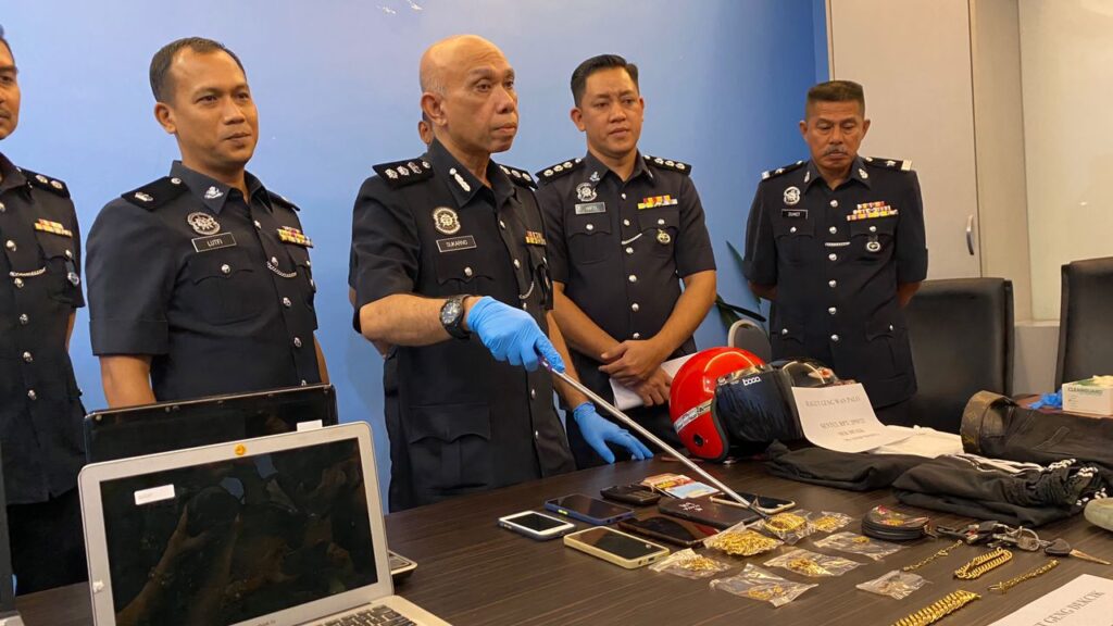 Tiga lelaki ditahan terbabit sembilan kes ragut - Kosmo Digital