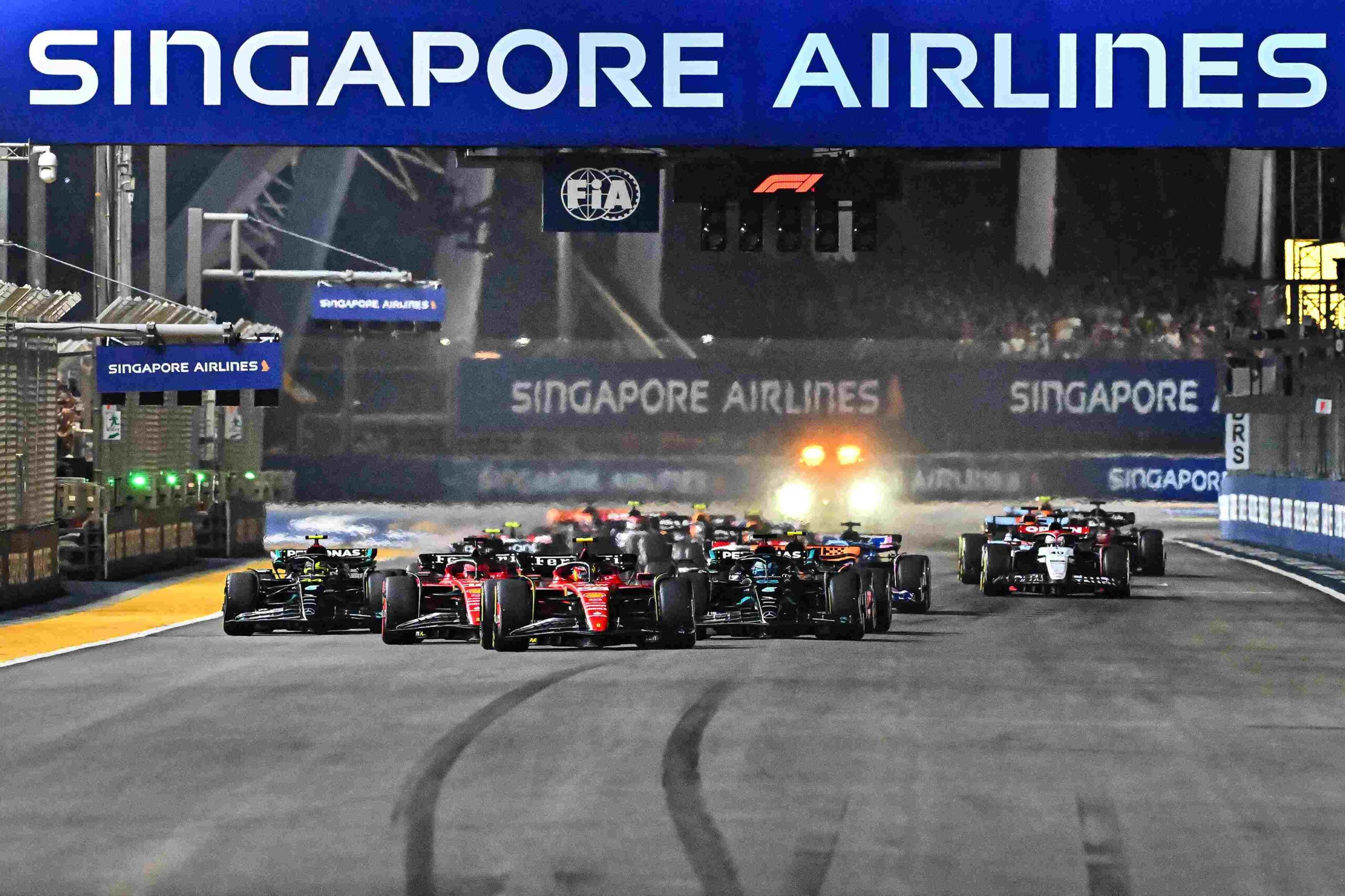 Ferrari rencat rekod Red Bull di Singapura 6