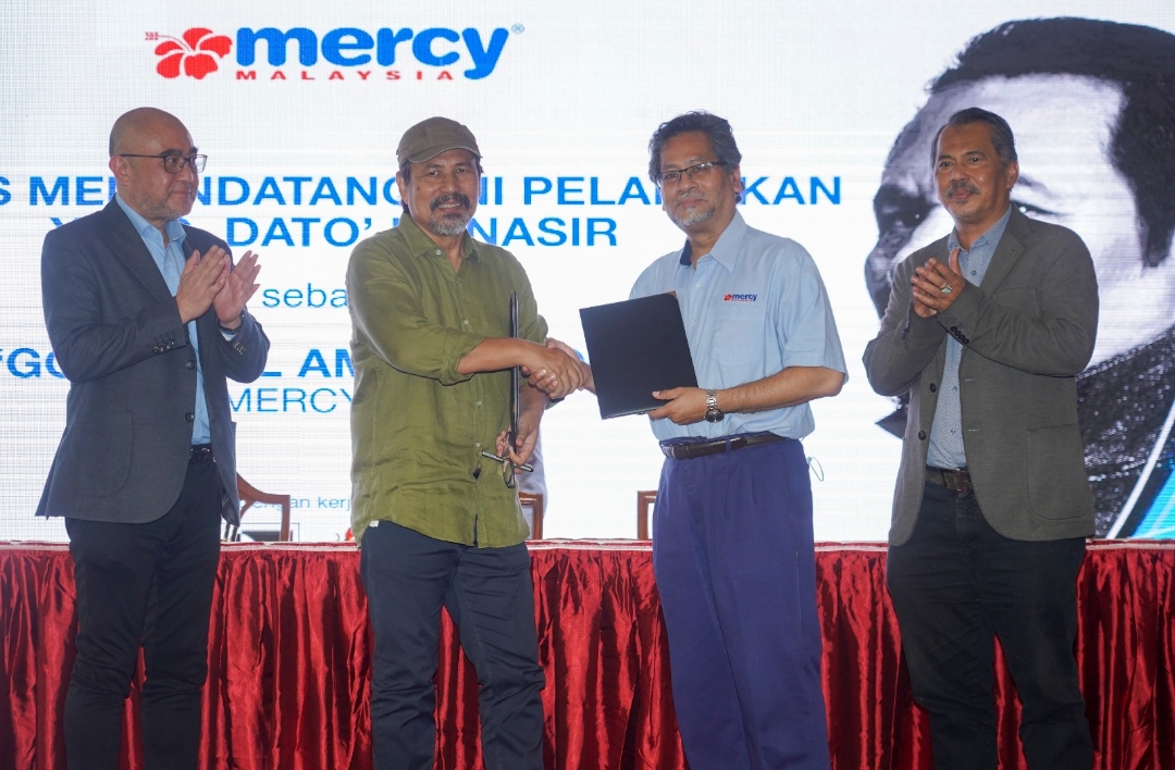 M. Nasir dilantik Duta Kemanusiaan pertama Mercy Malaysia - Kosmo Digital