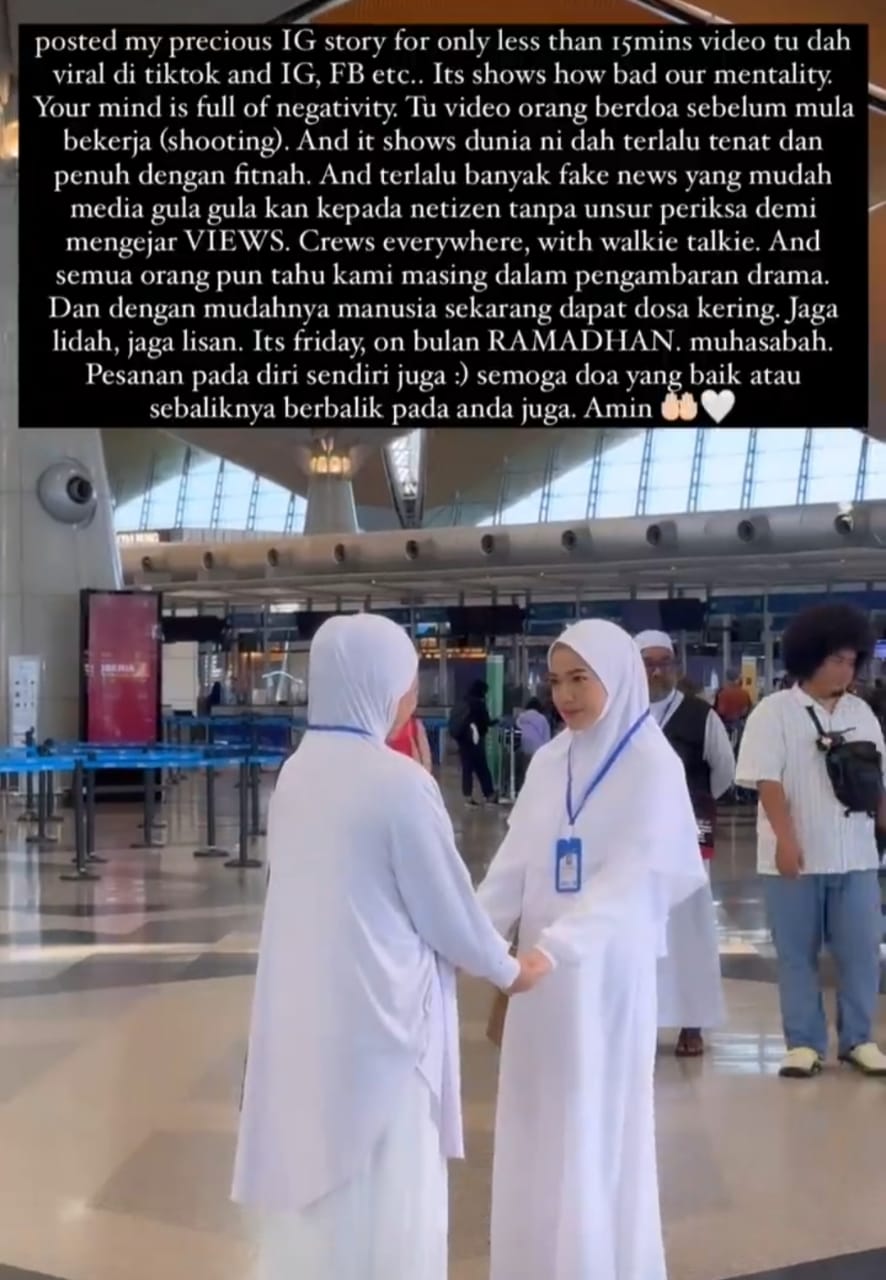 Ruhainies nafi tunai umrah bersama Aliff