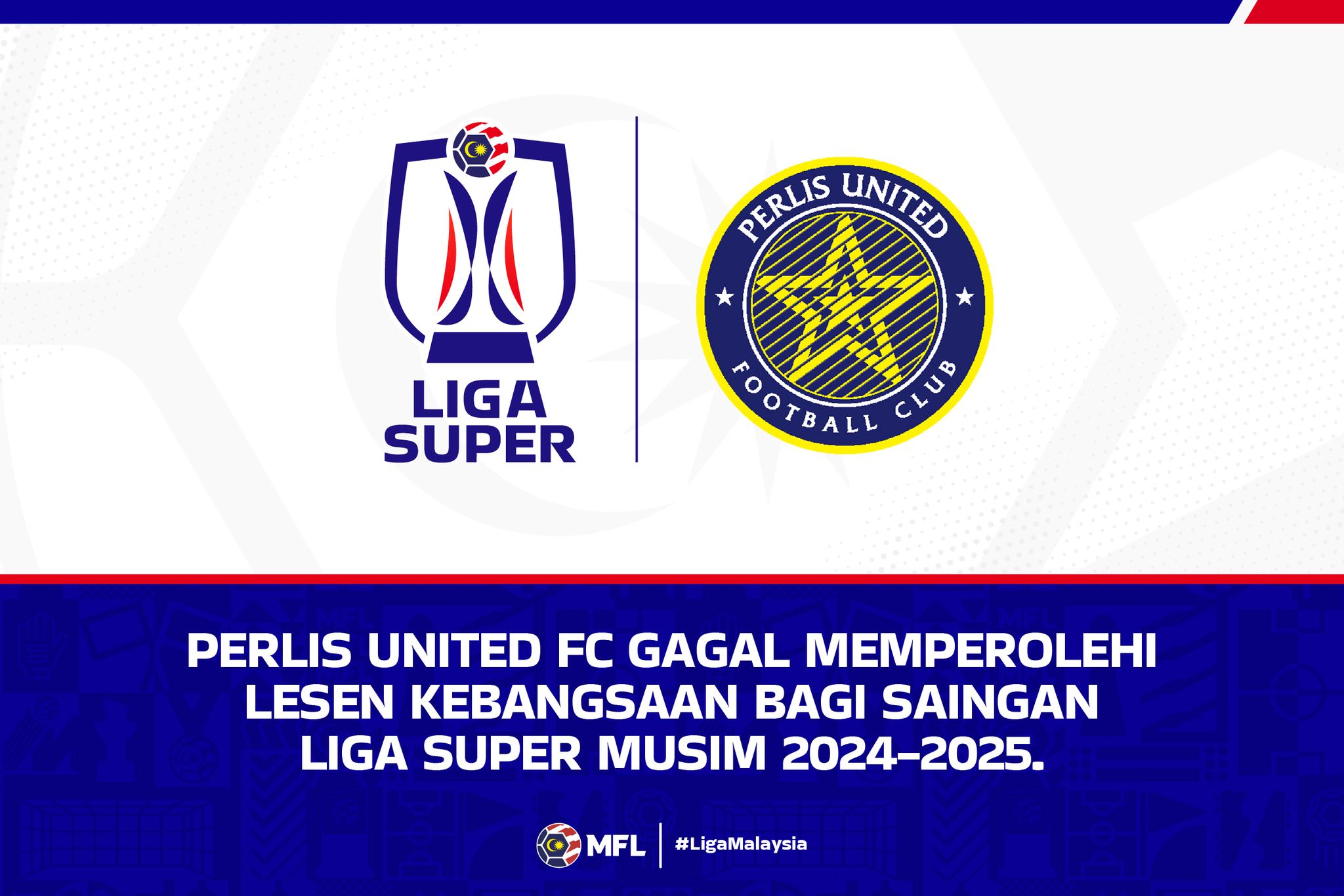 Perlis United gagal sertai Liga Super