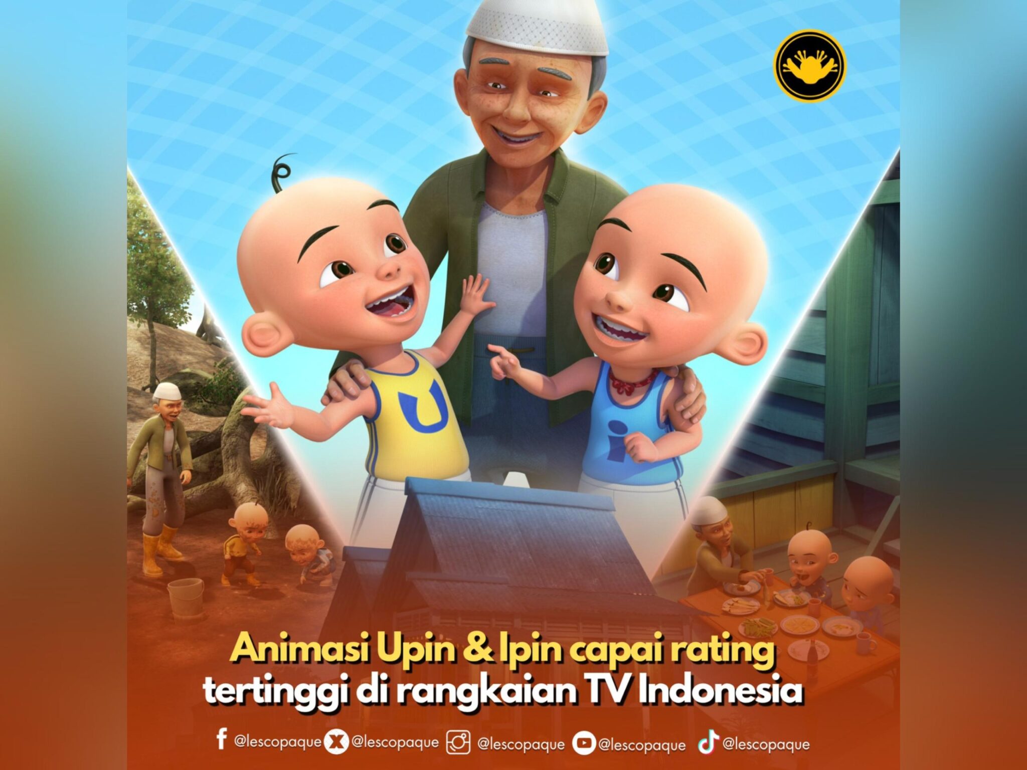 Animasi Upin Ipin Capai Rating Tertinggi Di Rangkaian TV Indonesia animasi-upin-ipin-capai-rating-tertinggi-di-rangkaian-tv-indonesia