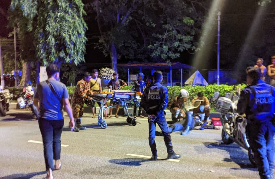 Anggota polis URB cedera langgar anjing