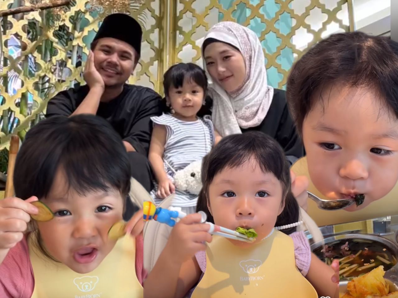 Elok anak Rizal makan sayur, anak kita macam bagi makan bom
