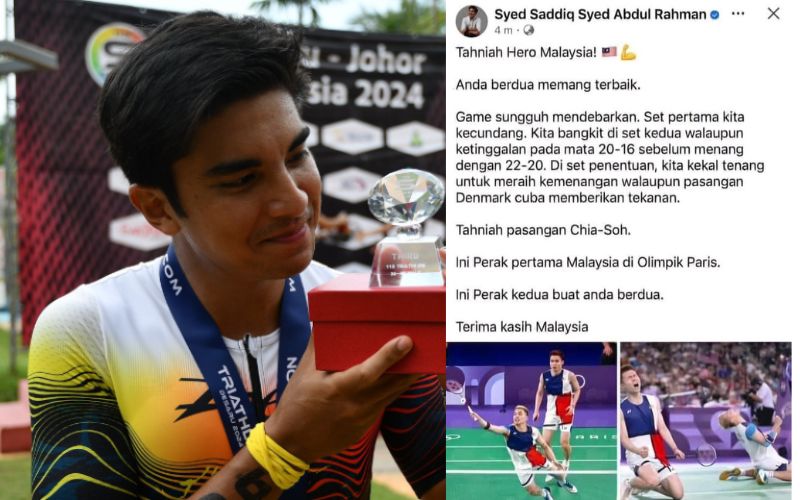 Tersalah pingat perak, Syed Saddiq buat pembetulan