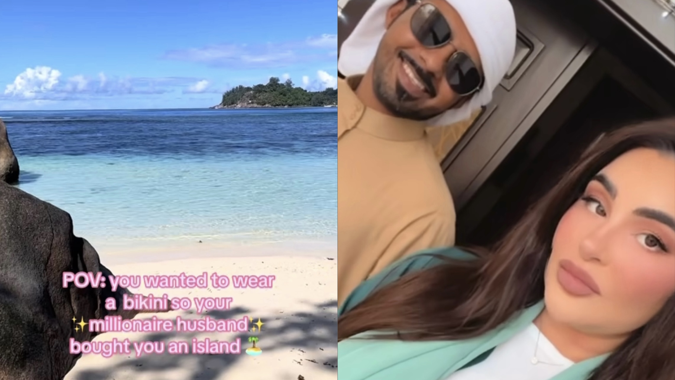 Suami belikan pulau agar isteri bebas berbikini 