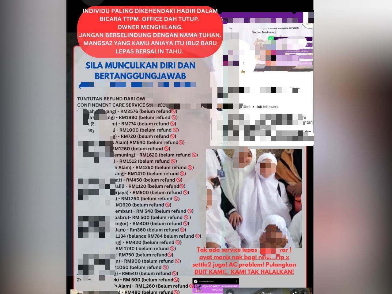 PAKEJ BERPANTANG IBU BERSALIN SCAM