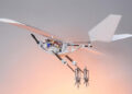 Robot pesawat berlepas seperti burung
