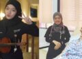 Zeti bakal doktor  hebat bermain violin