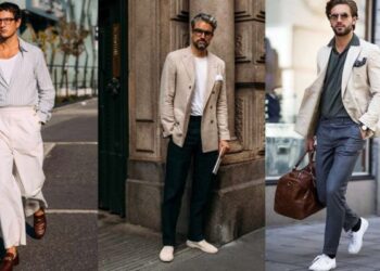 Ekspresi penuh gaya lelaki