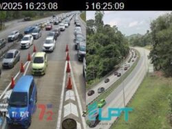 Kenderaan di LPT, Lebuh Raya Utara-Selatan bertambah