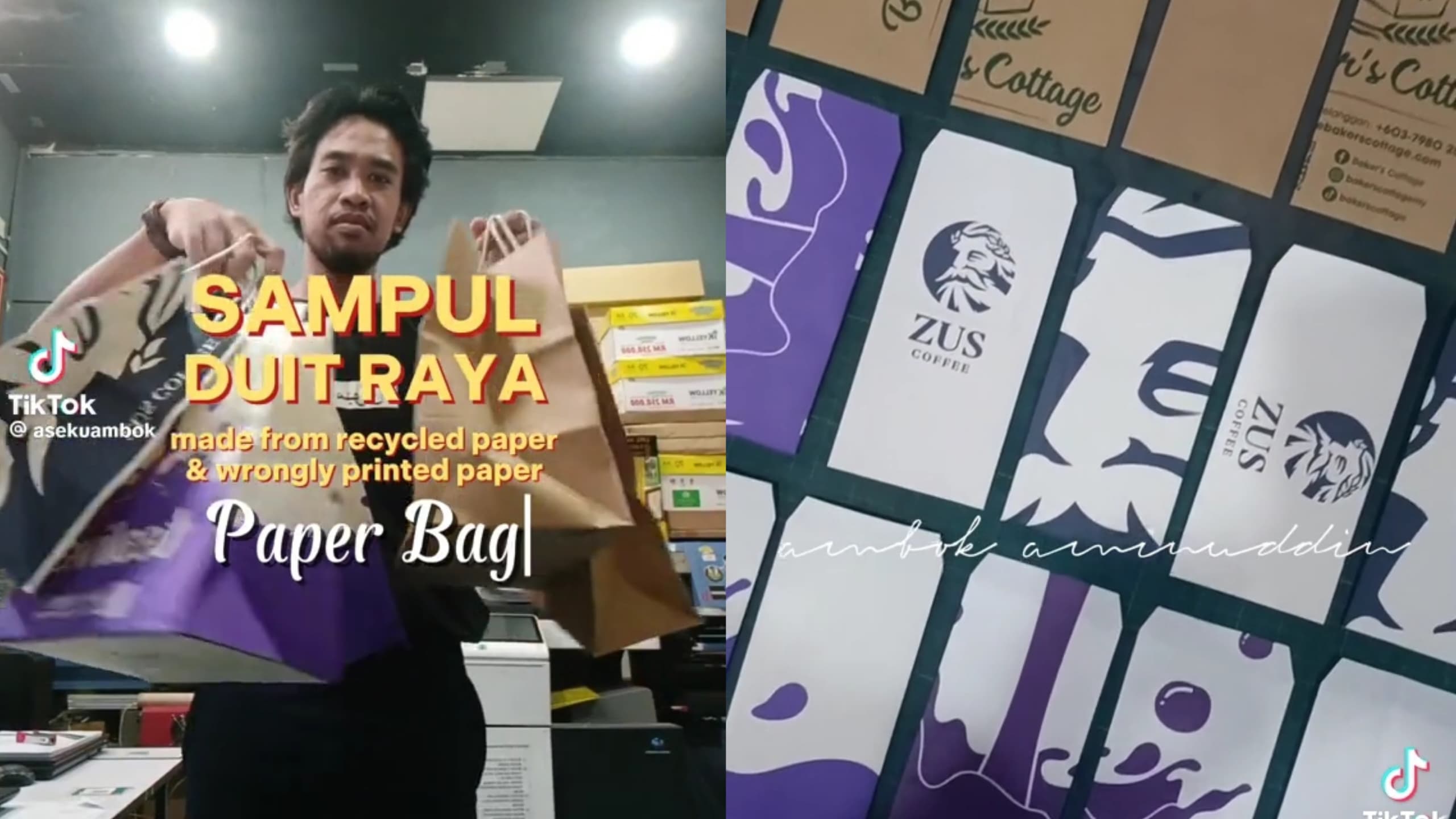 SAMPUL RAYA PAPER BAG DIY