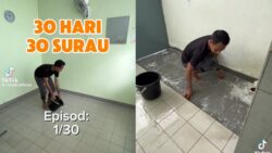 [VIDEO] Pemuda dipuji, 30 hari cuci 30 surau