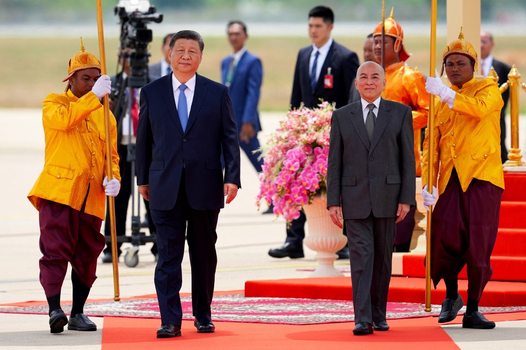 Presiden China tiba di Kemboja untuk lawatan rasmi