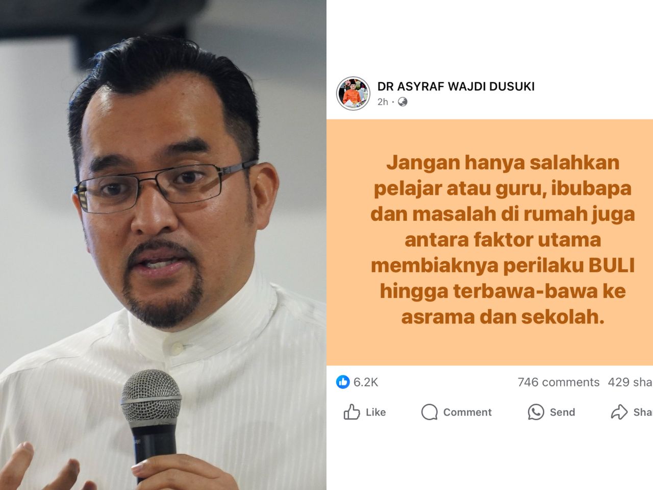 ASYRAF WAJDI KES BULI IBU BAPA