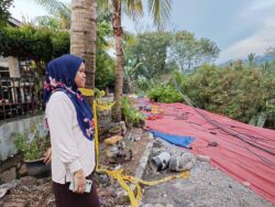 Dengar bunyi macam air terjun sebelum tanah runtuh