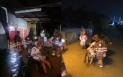 12 rumah terjejas, Sungai Merab dilanda banjir kilat