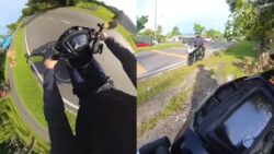 [VIDEO] ‘Niat nak tegur, sekali dia yang terbang’