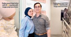Takut naik lif, Julia Farhana rela panjat tangga hadiri rumah terbuka
