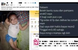 Makin menjadi-jadi geng mohon bantuan susu, lampin anak