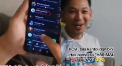 [VIDEO] Kantoi simpan nombor telefon isteri guna nama ‘Harimau Malaya’