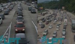 Trafik sesak lebih 13 km sebelum Tol Gombak, 14 km di Bentong