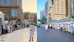 [VIDEO] Beratur panjang nak masuk Masjidil Haram