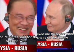 [VIDEO] Riuh Putin ‘sakat’ Anwar, ‘Saya hanya ada seorang isteri’