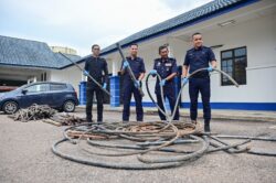 Geng Apan Sungai Petani singgah Marang curi kabel telekomunikasi