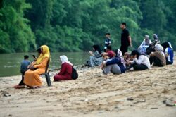 Mangsa minta tolong sekali sebelum tenggelam dalam putaran air