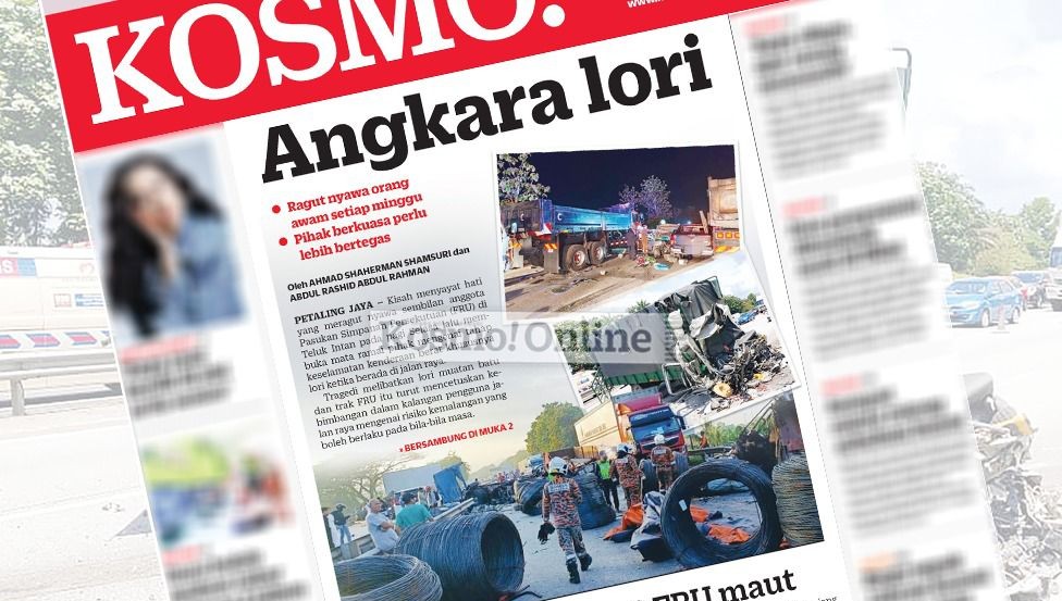 Siapa lagi jadi mangsa nahas lori?