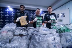 Tiga ‘transporter’ dadah ditahan, dadah bernilai RM7 juta dirampas