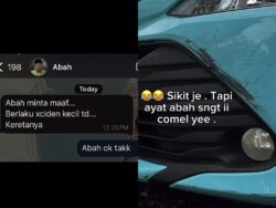 [VIDEO] ‘Abah minta maaf, ada kemalangan kecil tadi…’