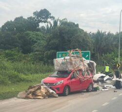 [VIDEO] Pemandu kereta bawa muat berlebihan ada masalah jiwa