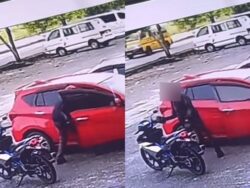 [VIDEO] Leka singgah di kedai, dompet dicuri dalam kereta