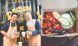 Kafe di tengah dusun durian