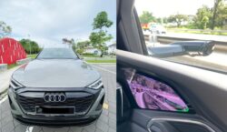 SUV elektrik dengan cermin sisi digital